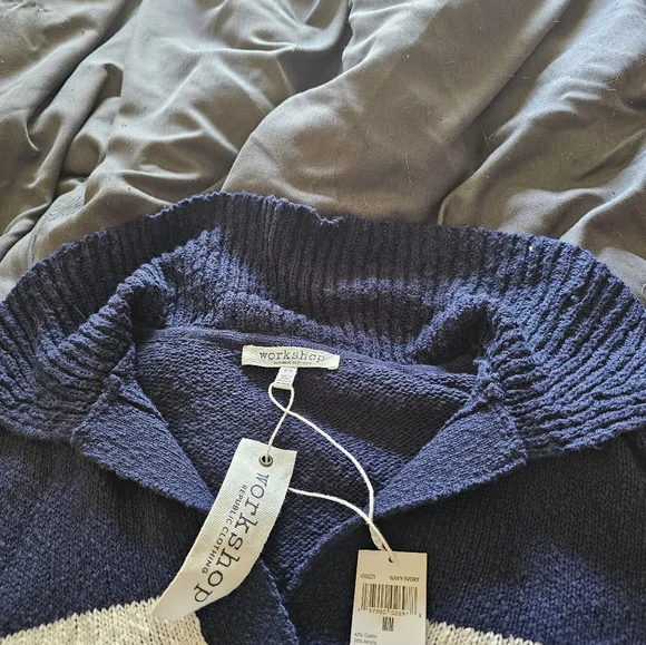 Workshop Striped Sweater Size M NWT - Picture 4 of 6